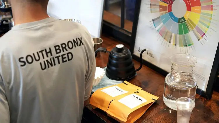INSIDE THE DEVOCIÓN AND SOUTH BRONX UNITED COFFEE FELLOWSHIP Devoción