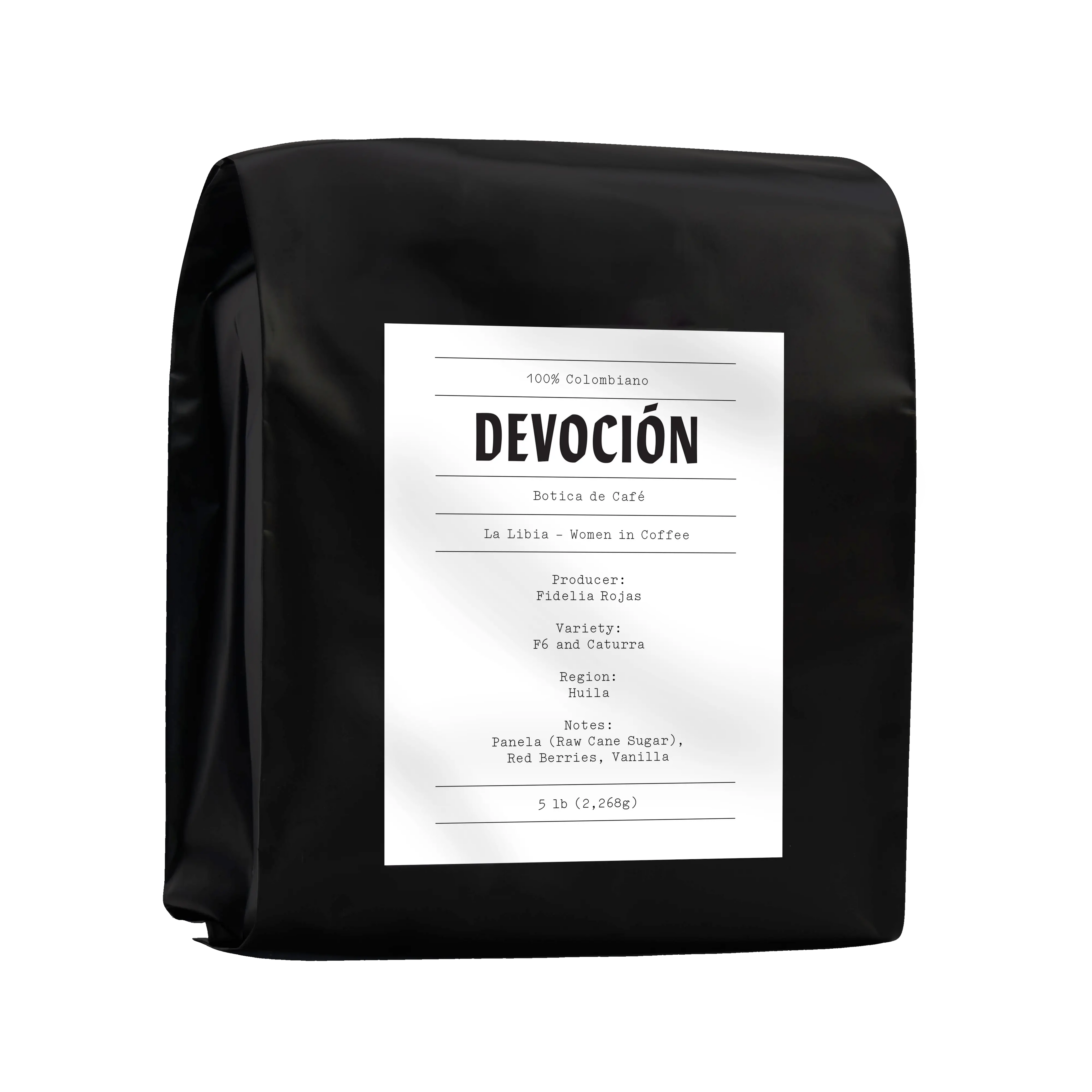 LA LIBIA - WOMEN IN COFFEE - 5LB Devoción