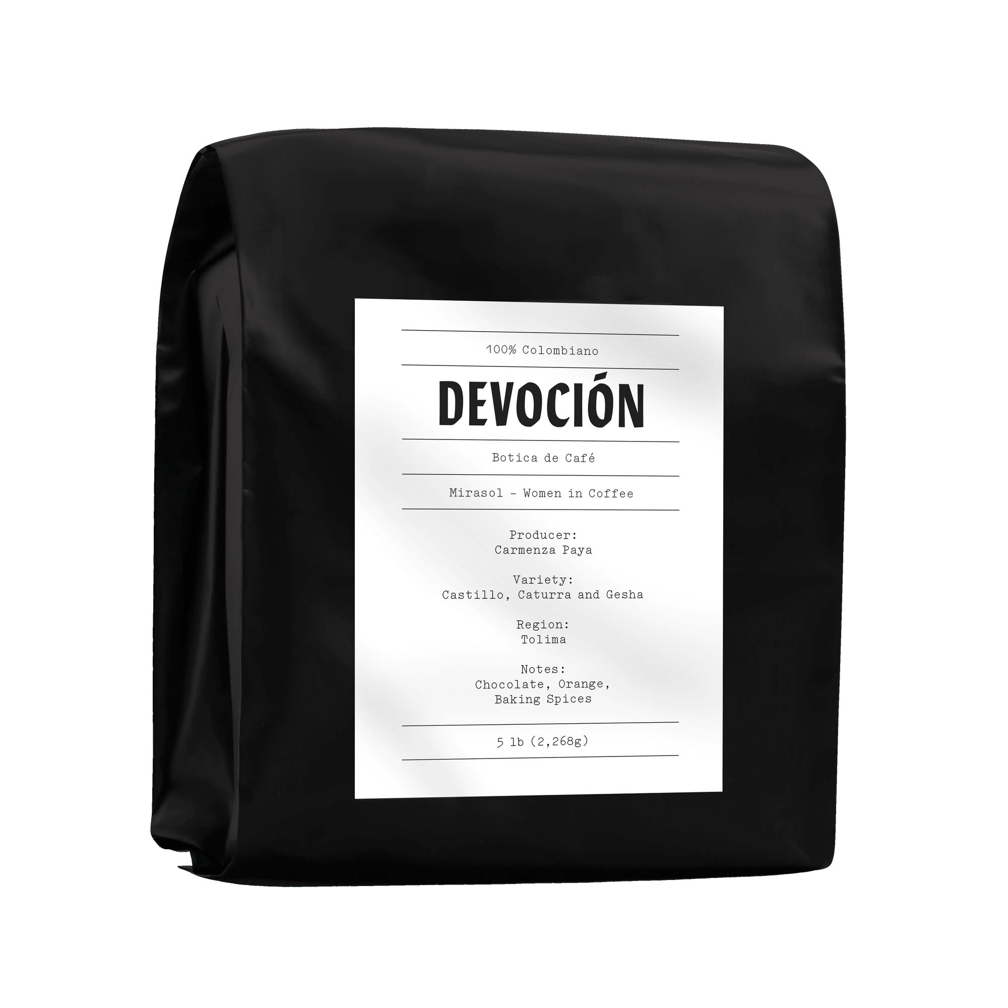 Devoción MIRASOL - WOMEN IN COFFEE - 5LB