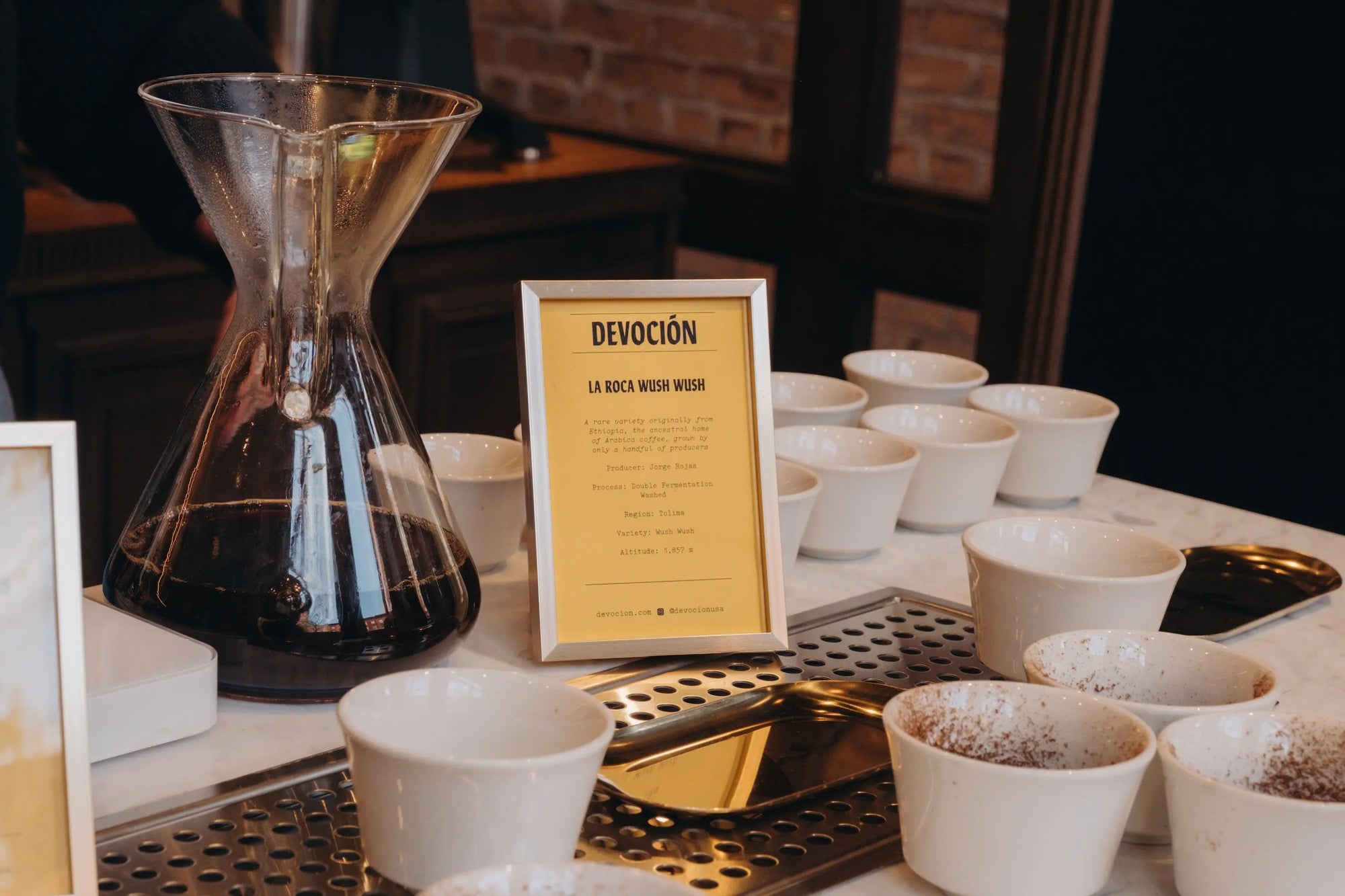 POUR OVER COFFEE FUNDAMENTALS CLASS Devoción