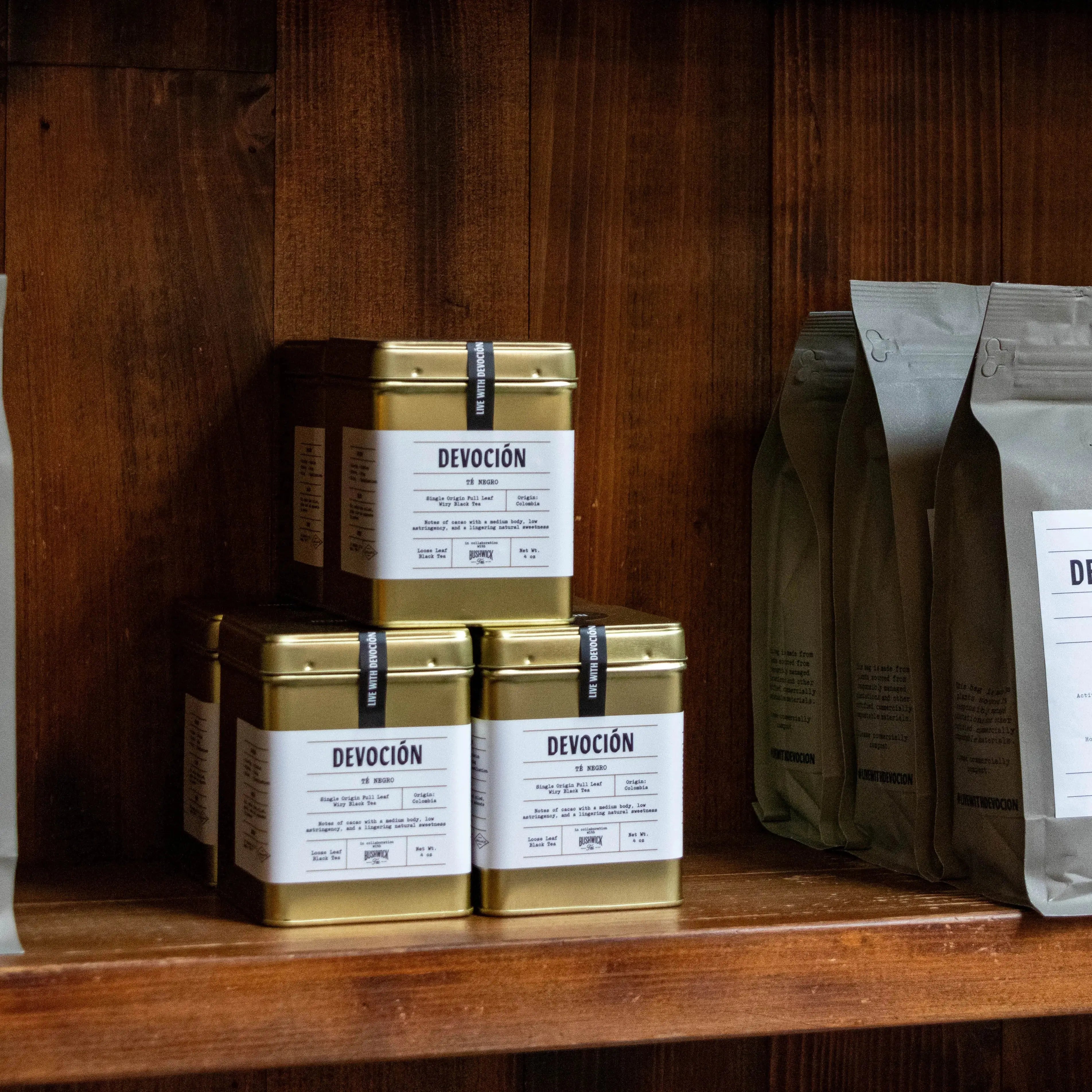 Devoción  'TÉ NEGRO' LOOSE LEAF BLACK TEA TIN